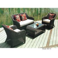 China 4-piece patio outdoor  resin Wicker classic Deep Seat Sofa with Cushion -9211 factory