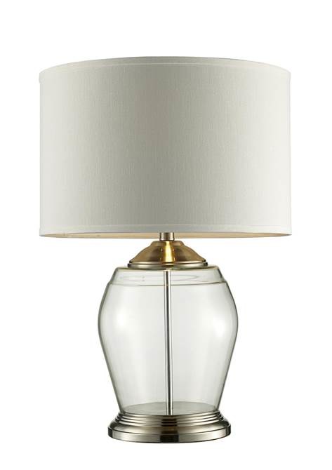 China ROHS Glass Round 120V Contemporary Glass Table Lamps for sale
