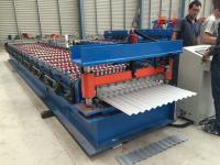 China 1.25'' Low Ribs Roofing Sheet Roll Forming Machine Low Noise Hydraulic System factory