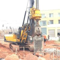 Quality 20m Depth Small Pile Driver Drill Rig Hydraulic Rotary Geotechnical 2700mm for sale