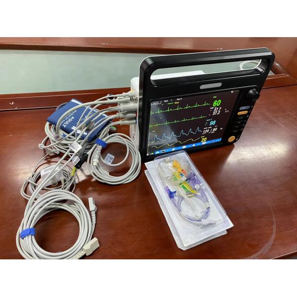 Quality 12.1 Inch Cardiac Patient Monitor MultiParameter With EtCO2 Sensor for sale
