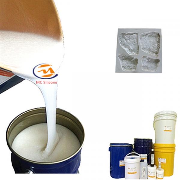 Quality 30 Shore A Two Part Tin Cure Making Stone Molds Liquid RTV2 Silicone Rubber for sale