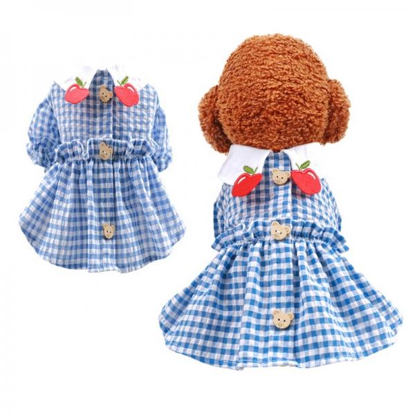 Quality Multiple Colour Spring Dog Outfits 52cm Summer Princess Skirt For Resell for sale