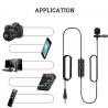 China Lavalier Portable Wireless Mic 3.5mm Wired Clip On Lapel Tie For Camera PC Android IOS Apple Smart Phone factory