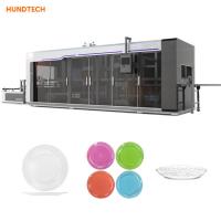 China 10m Knife Line CE Disposable Plate Making Machine 2KW Servo Thermoforming Machinery factory