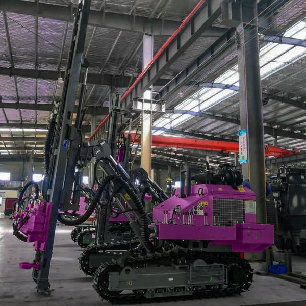 Quality Crawler Hydraulic DTH Drilling Rig Borehole 35m Deep For Ore for sale