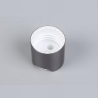 China Tassel 24/410 Shiny Grey Aluminium Disc Cap For Shampoo Body Lotion factory