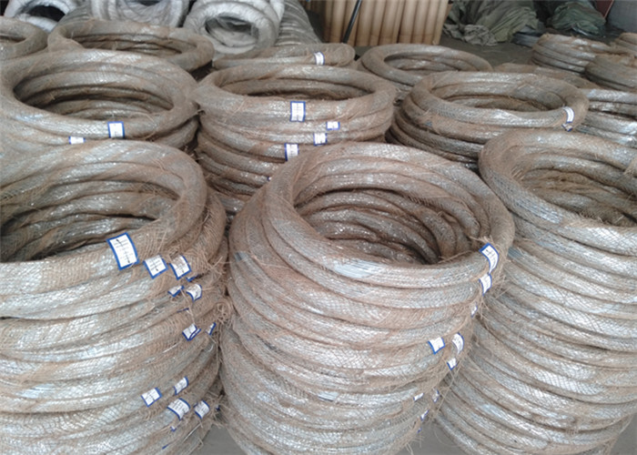 China Electro Galvanized Iron Wire , Carbon Steel Welding Wire SWG 14* 10KG / Roll factory