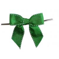 China tied Decorative ribbon bow tie for wedding with grosgrain , tie bow ribbon factory