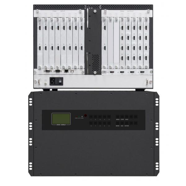 Quality 7U RS485 RS232 4K Video Wall Controller 18 Ch 1080P HDMI Output for sale