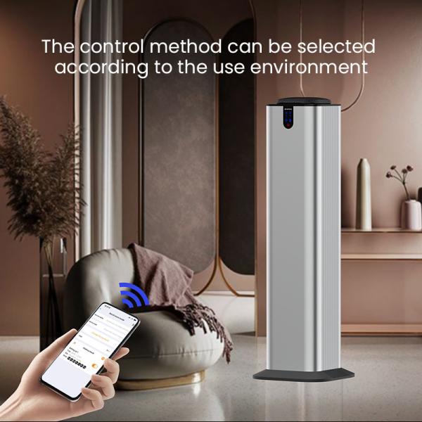 Quality HOMEFISH 800ml Aluminum Commercial Tower Scent Diffuser for Home Lobby Bluetooth for sale
