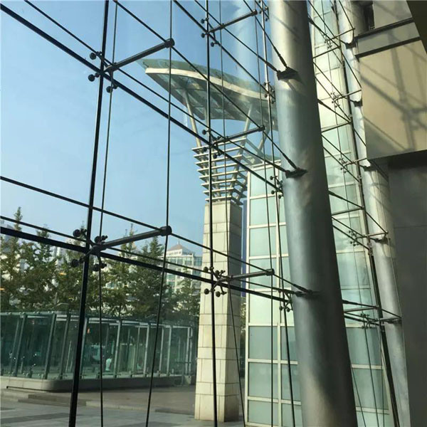 Quality Structural Glazing Point Supported Glass Curtain Wall Spider Glass Curtain Wall System for sale