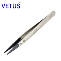 China No Rust ESD Safe Tools AISI302 High Precision Tweezers Tip Replaceable factory