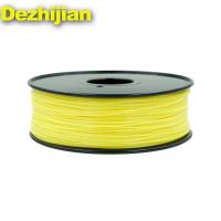 China 3D Printer Filament Pla 1.75 Mm / 3.0mm Yellow Color 1 Kg Weight factory