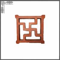 China Hollow Curved Wall Breeze Blocks Clay For Garden Decorative factory