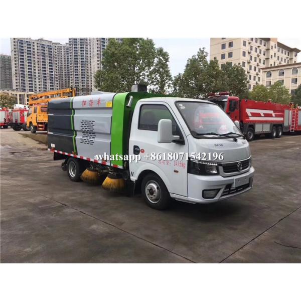 Quality Dongfeng Mini Road Sweeper Truck 4 Units Brushes Street Vacuum Cleaner Truck for sale