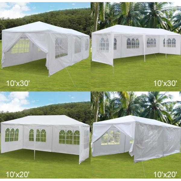 Quality Heavy Duty PE White Party Tents / Wedding Event Tents With Full Set Of Sidewalls for sale