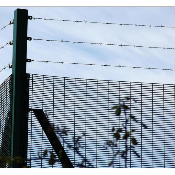 Quality High Security 358 Weld Anti Climb Fence Panels 1.5-2m 4mm for sale