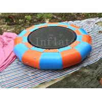 China Inflatable Trampoline Blow Water Jumping Toy Water bouncer For Kids and Adults factory