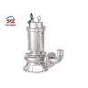 China Stainless Steel Submersible Sewage Pump , Submersible Transfer Pump 1hp 5hp factory