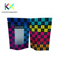 Quality Double Side Digital Printed Packaging Bags Holographic Foil Pouch With Window for sale