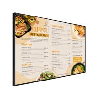 China Indoor LCD Advertising Display Digital Signage Player For Restaurant Digital Menu Boards factory