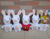 China Lovely Rayman Raving Rabbids Cartoon Plush Toys White Cute Custom factory