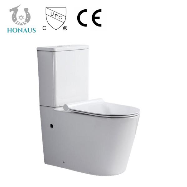 Quality European Watermark Comfort Height Rimless Toilet Sanitary Ware WC No Stains for sale
