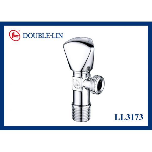 Quality Triangle Zinc Alloy Handle HPB 57-3 Brass Angle Valves for sale