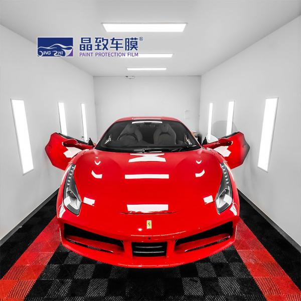 Quality TPU Red Colored Paint Protection Film Wrap Self Adhesive Practical for sale