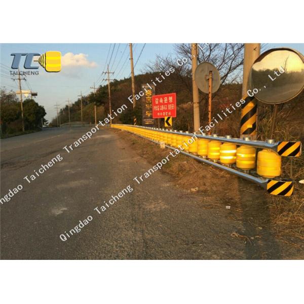 Quality Median Strip Roller Crash Barrier Collision Avoidance 10 Years Lifetime for sale
