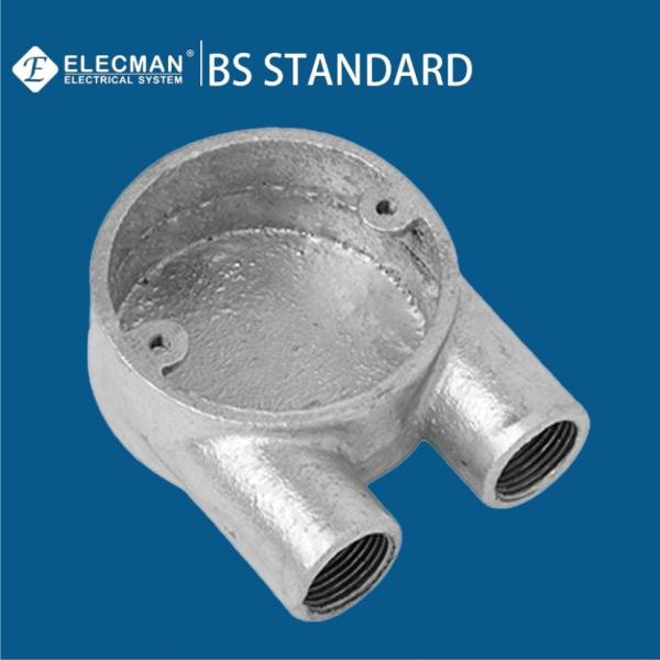 Quality U Malleable Iron Boxes Outlet Conduit Receptacle Box BS4568 20mm-25mm for sale