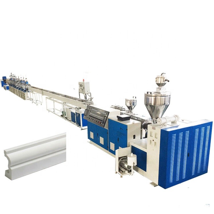 Quality Plastic PS PVC Profile Production Line Skirting Board High Performance Extrusion for sale