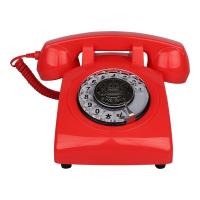 China 30s Old Rotary Dial Telephone Vintage Desk Telephone With Classical Bell factory
