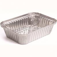 China Rectangle Baking Aluminium Foil Pie Dishes , Disposable Aluminum Baking Pans factory