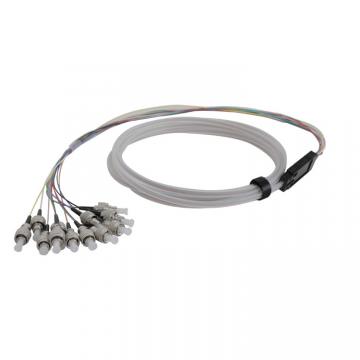 Quality 0.9 Mm Connectors Single Mode Fiber Pigtails 1 M White Tube Low Insertion Loss for sale