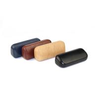 China clean leather eyeglass case italy designer sunglasses case factory