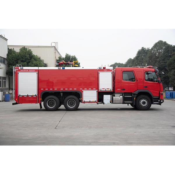 Quality Volve Heavy Duty Foam Fire Fighting Truck with Double Row Cabin for sale