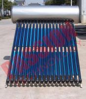 China Silver CPC Heat Pipe Solar Water Heater For Bathing factory