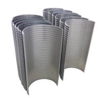 China Stainless Steel Wedge Wire Screen 27%-80% Filter Rating 0.5m-2.0m 7 - 10 Mm factory