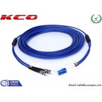 China Anti Rodent Fiber Optic Patch Cord Single Mode , ST To LC Armored Fiber Patch Cable for sale
