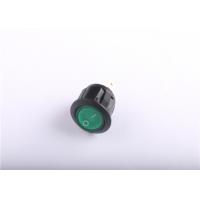 China Green LED Light Small Rocker Switch With 10000 Cycles Electrical Life factory