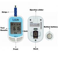 China 200 Records High Accuracy Glucose Meter With Strips BGM101 factory