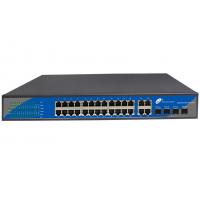 China Gigabit 24 Port POE Switch with 24 POE Ports and 4 Uplink Ports and 4 SFP Slots factory