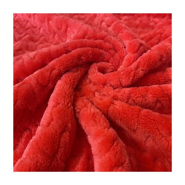 Quality 340gsm 100 Polyester Fleece Fabric Bedding Blanket Shoes for sale