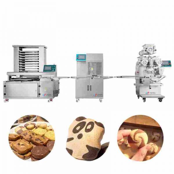 Quality Automated Cookie Encrusting Machine 100g Biscuit Making Equipment for sale