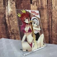 China Tabletop Cartoon Character Ornaments Anime Figure Printed Acrylic Display Stand for sale