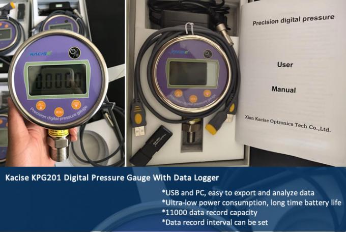 Storage Manometer Precision Digital Pressure Gauge Radial Installation