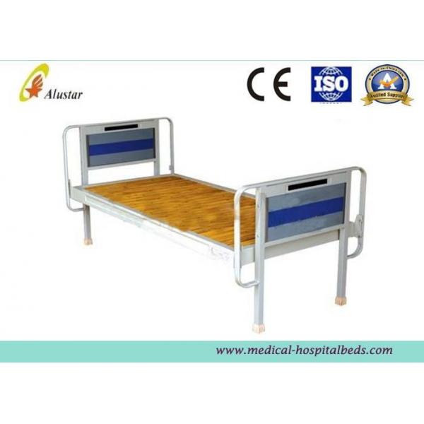 Quality Electronic Powder Coated Simple Medical Hospital Beds Steel Frame Flat bed (ALS for sale