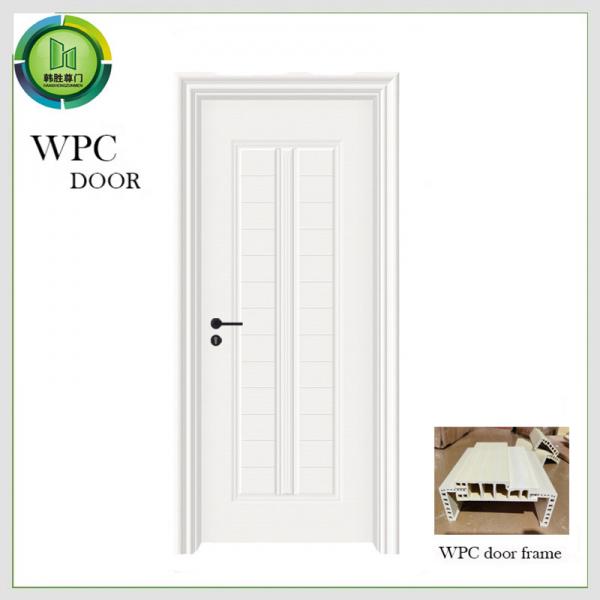 Quality Solid Front WPC Fire Rated Interior Wood Doors Anti Termites Apartment Use for sale